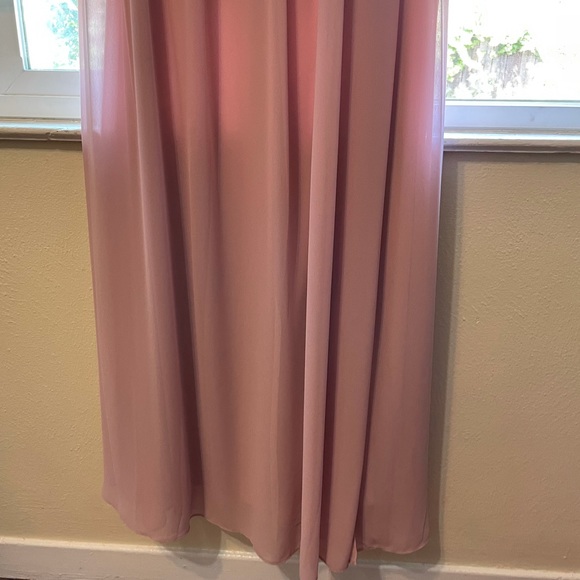 Beautiful rose/silver long dress 💖💛💖💛 - Picture 4 of 6